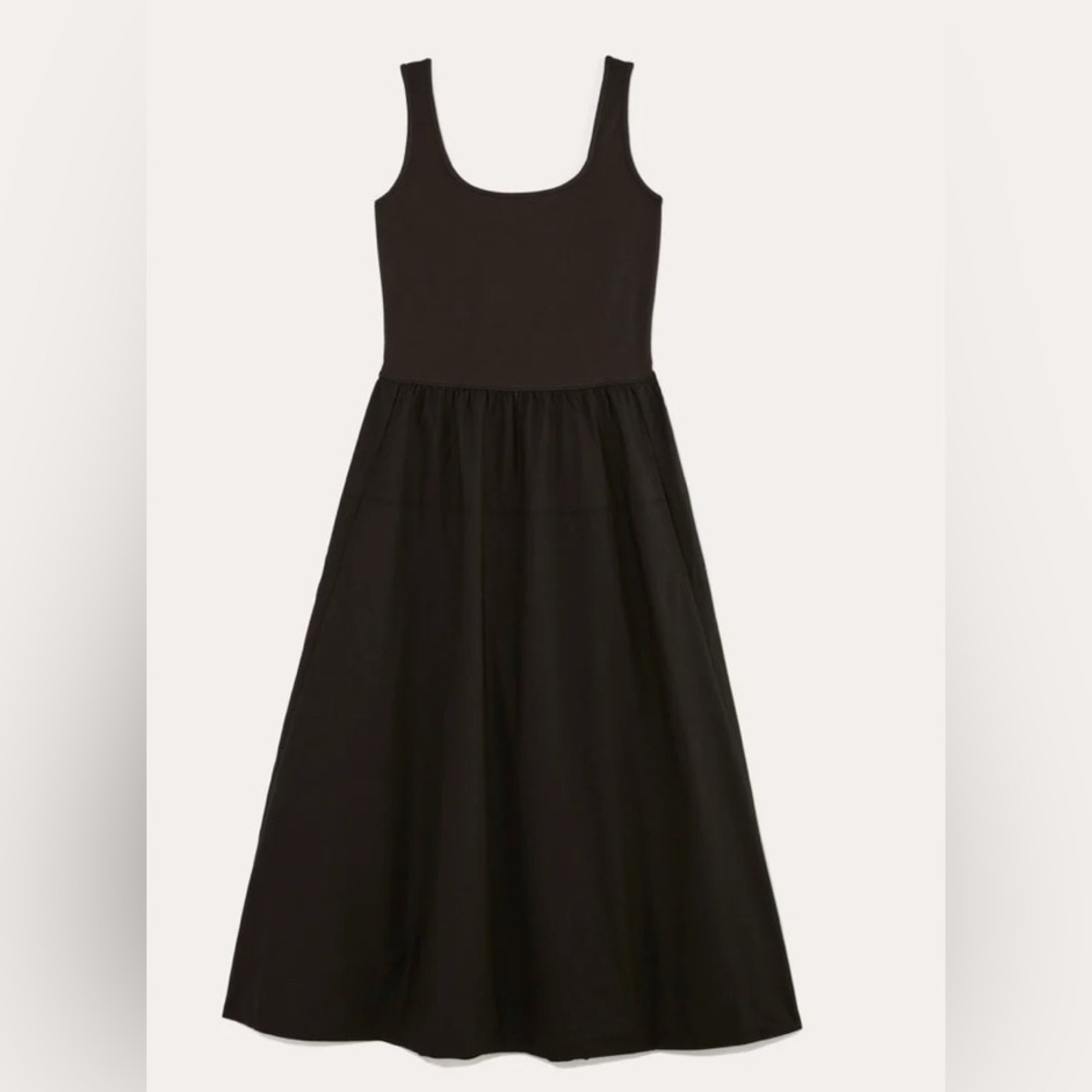 Everlane Riviera black maxi dress
